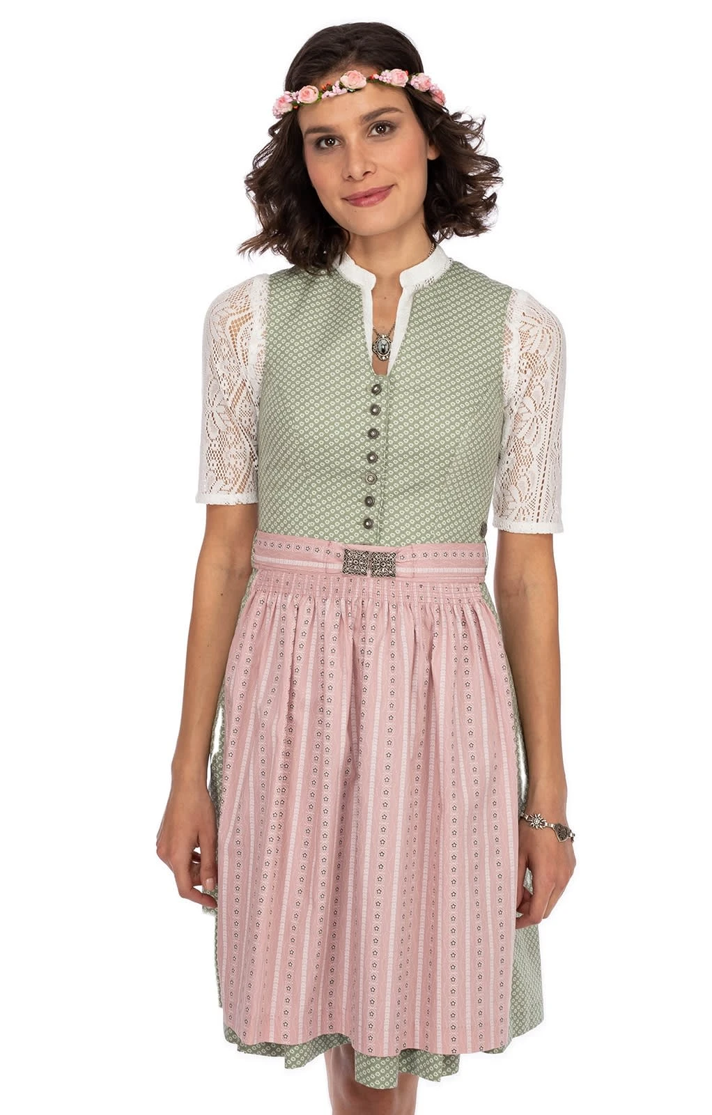 MarJo Mini Dirndl 2tlg. 58cm SELENE Mint 9 MarJo Mini Dirndl 2tlg. 58cm SELENE Mint – Bild 7