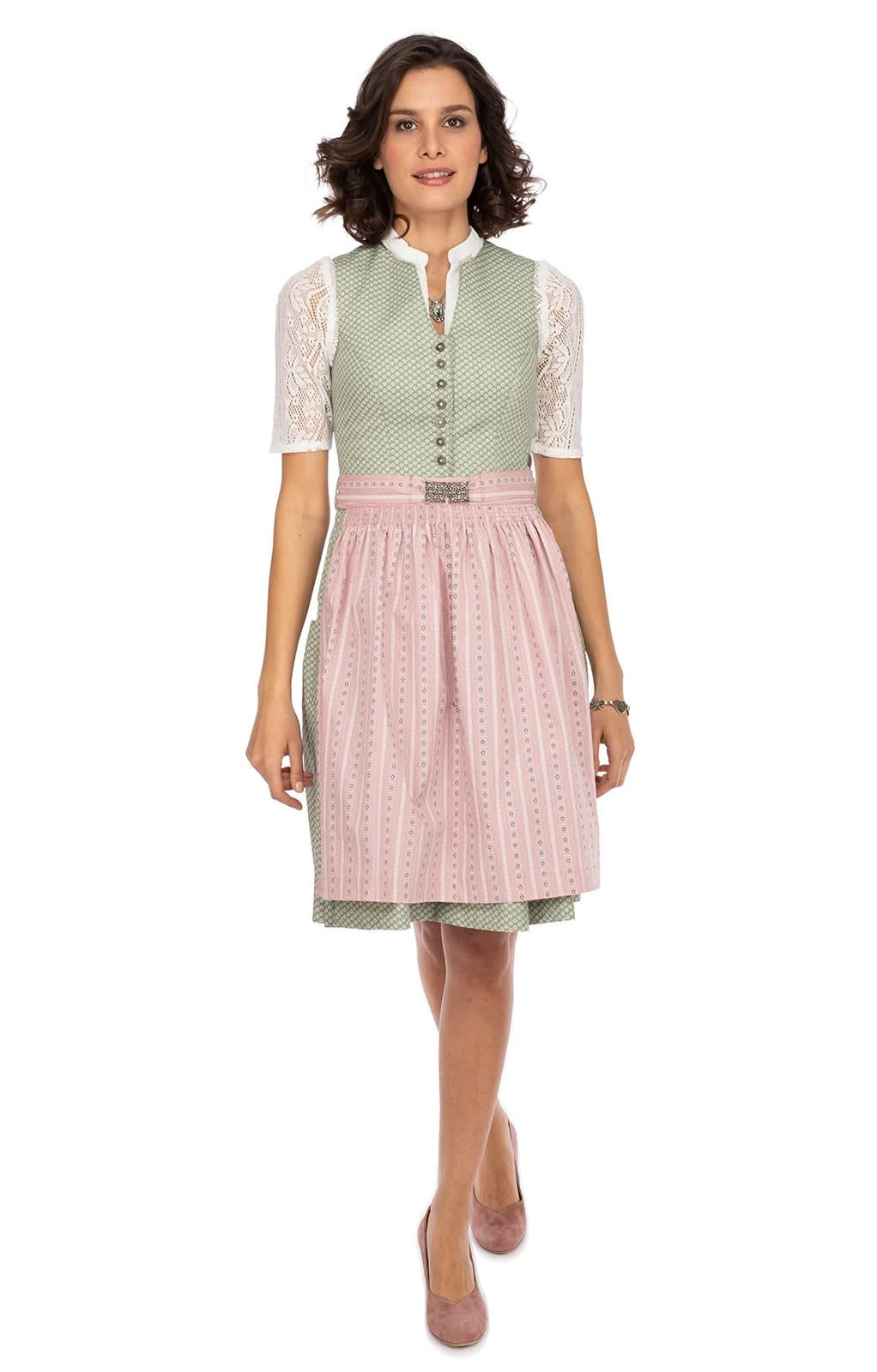 MarJo Mini Dirndl 2tlg. 58cm SELENE Mint 12 MarJo Mini Dirndl 2tlg. 58cm SELENE Mint – Bild 10
