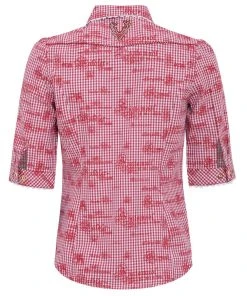 MarJo Trachtenbluse In Rot -Stockerpoint Verkaufsgeschäft marjo trachtenbluse in rot 5