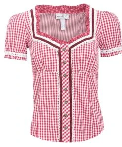 MarJo Trachtenbluse In Rot