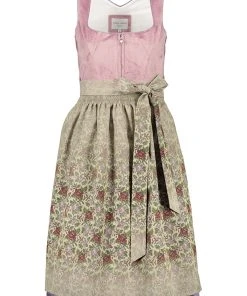 Melega Dirndl "Carolina" In Lila/ Beige