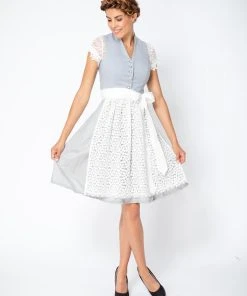 Melega Dirndl "Xara" In Grau -Stockerpoint Verkaufsgeschäft melega dirndl xara in grau 3