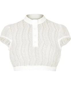 Melega Dirndlbluse "Sissi" In Creme