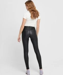 ONLY Kunstleder Hose High Waist Stretch Denim Beschichtet Coated ONLROYAL In Schwarz 11 ONLY Kunstleder Hose High Waist Stretch Denim Beschichtet Coated ONLROYAL In Schwarz -Stockerpoint Verkaufsgeschäft only kunstleder hose high waist stretch denim beschichtet coated onlroyal in schwarz 2