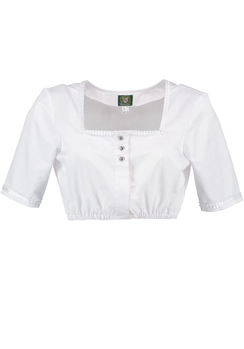 OS-Trachten Dirndlbluse Vebil In Weiß 5 OS-Trachten Dirndlbluse Vebil In Weiß – Bild 3