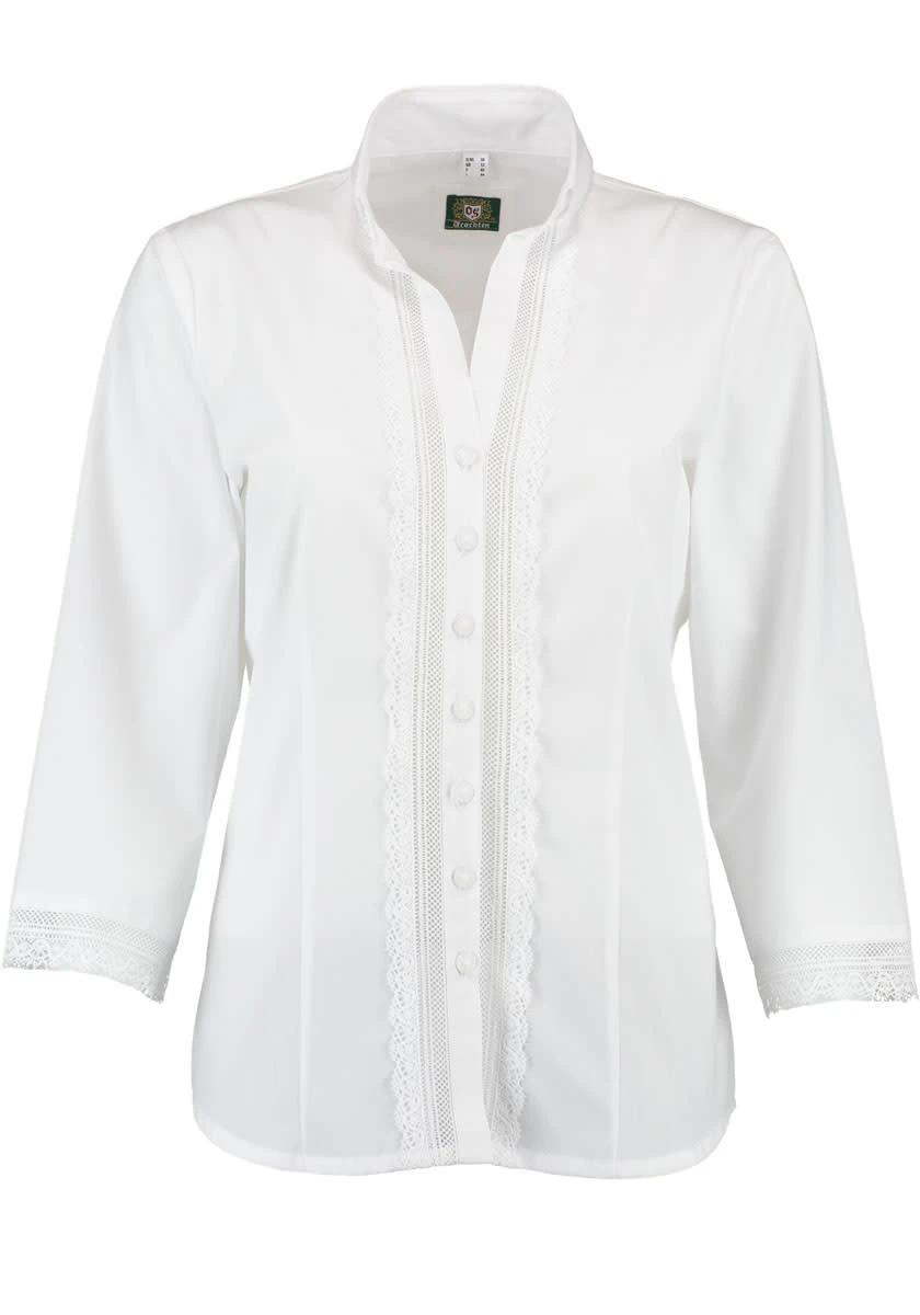 OS-Trachten Trachtenbluse Ajasu In Weiß 3 OS-Trachten Trachtenbluse Ajasu In Weiß