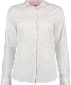 OS-Trachten Trachtenbluse Ajone In Mittelrot