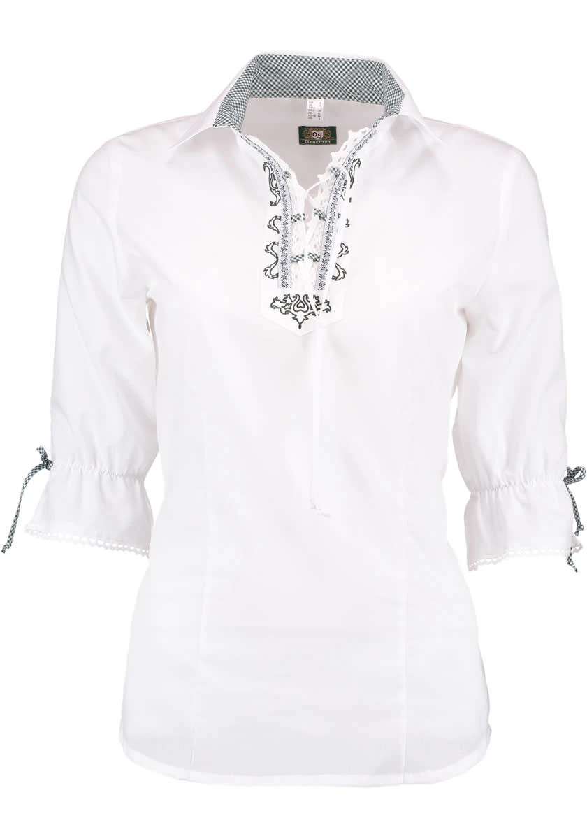 OS-Trachten Trachtenbluse Blebsy In Weiß 3 OS-Trachten Trachtenbluse Blebsy In Weiß