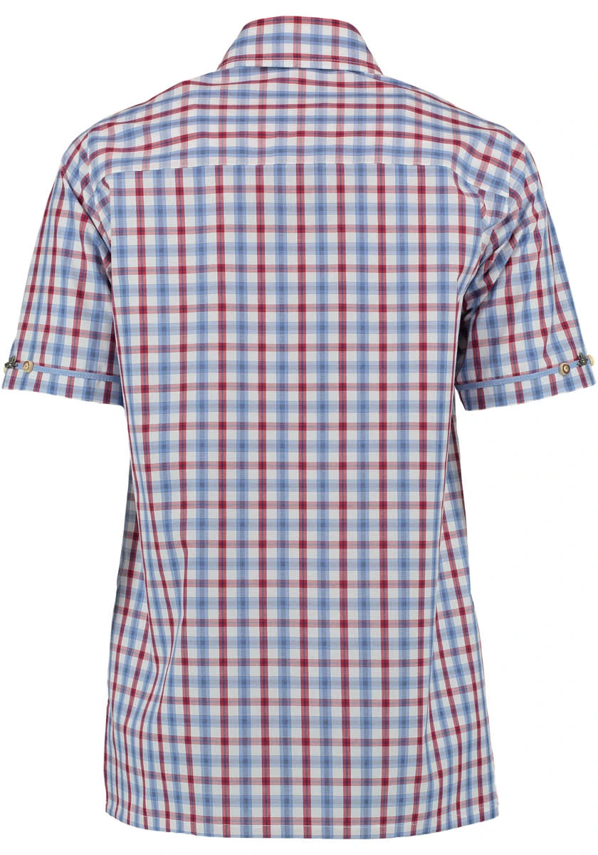 OS-Trachten Trachtenbluse Clayar In Hochrot 4 OS-Trachten Trachtenbluse Clayar In Hochrot – Bild 2