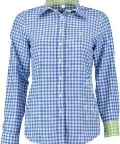 OS-Trachten Trachtenbluse Cridam In Mittelblau -Stockerpoint Verkaufsgeschäft os trachten trachtenbluse cridam in mittelblau 2