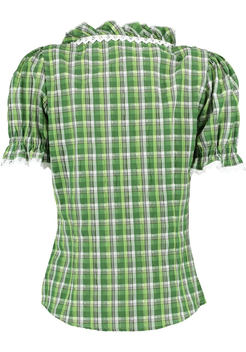 OS-Trachten Trachtenbluse Dapee In Khaki/schlamm 4 OS-Trachten Trachtenbluse Dapee In Khaki/schlamm – Bild 2