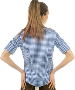 OS-Trachten Trachtenbluse Flosa In Mittelblau -Stockerpoint Verkaufsgeschäft os trachten trachtenbluse flosa in mittelblau 1