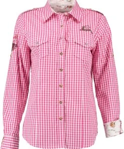 OS-Trachten Trachtenbluse Fronix In Dunkelrot -Stockerpoint Verkaufsgeschäft os trachten trachtenbluse fronix in dunkelrot 4