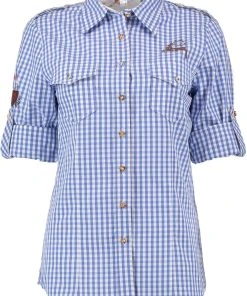 OS-Trachten Trachtenbluse Fronix In Jeans -Stockerpoint Verkaufsgeschäft os trachten trachtenbluse fronix in jeans 2