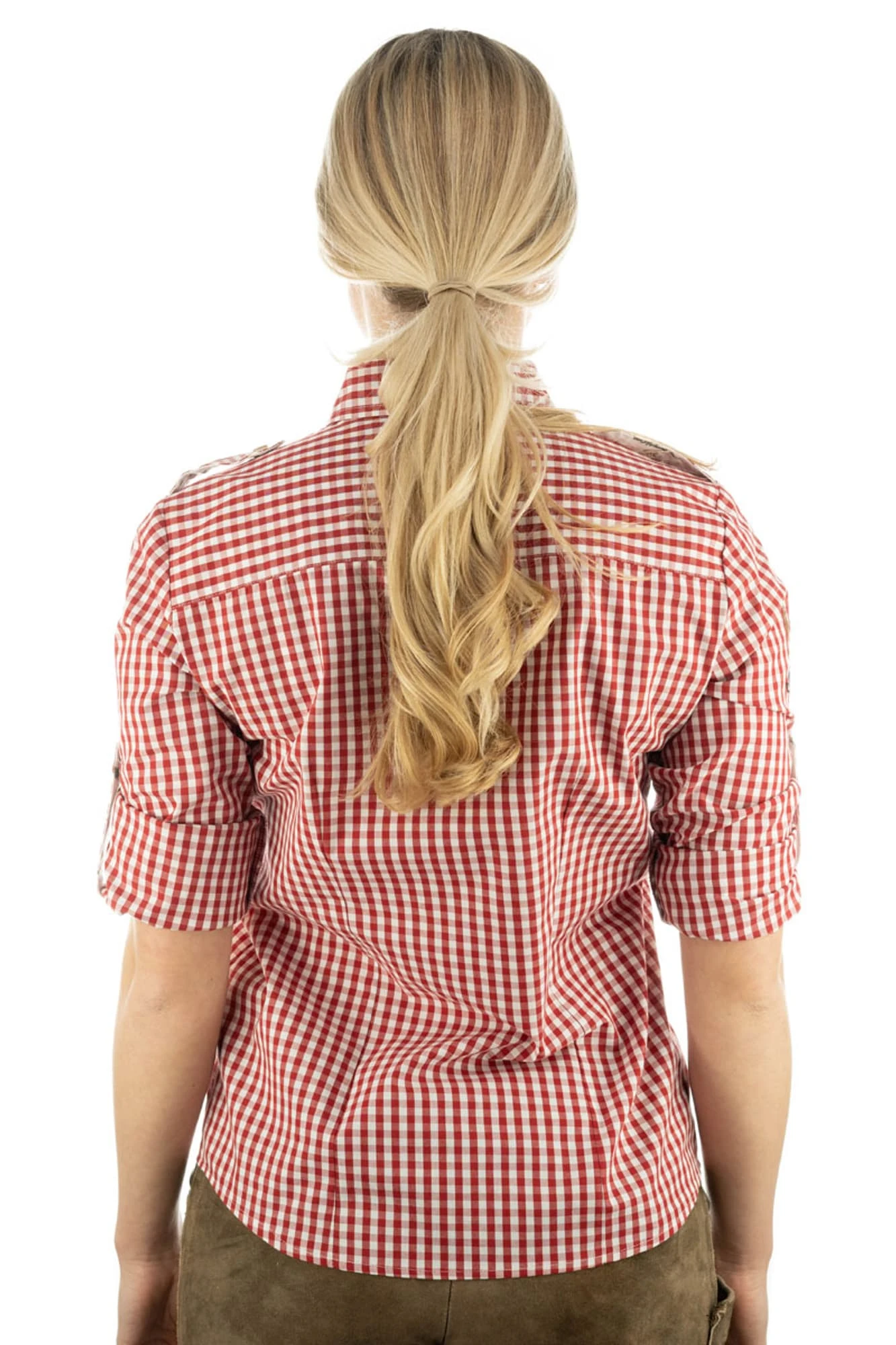 OS-Trachten Trachtenbluse Fronix In Mittelrot 4 OS-Trachten Trachtenbluse Fronix In Mittelrot – Bild 2