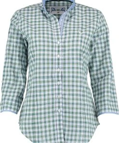 OS-Trachten Trachtenbluse Kleyol In Trachtengrün