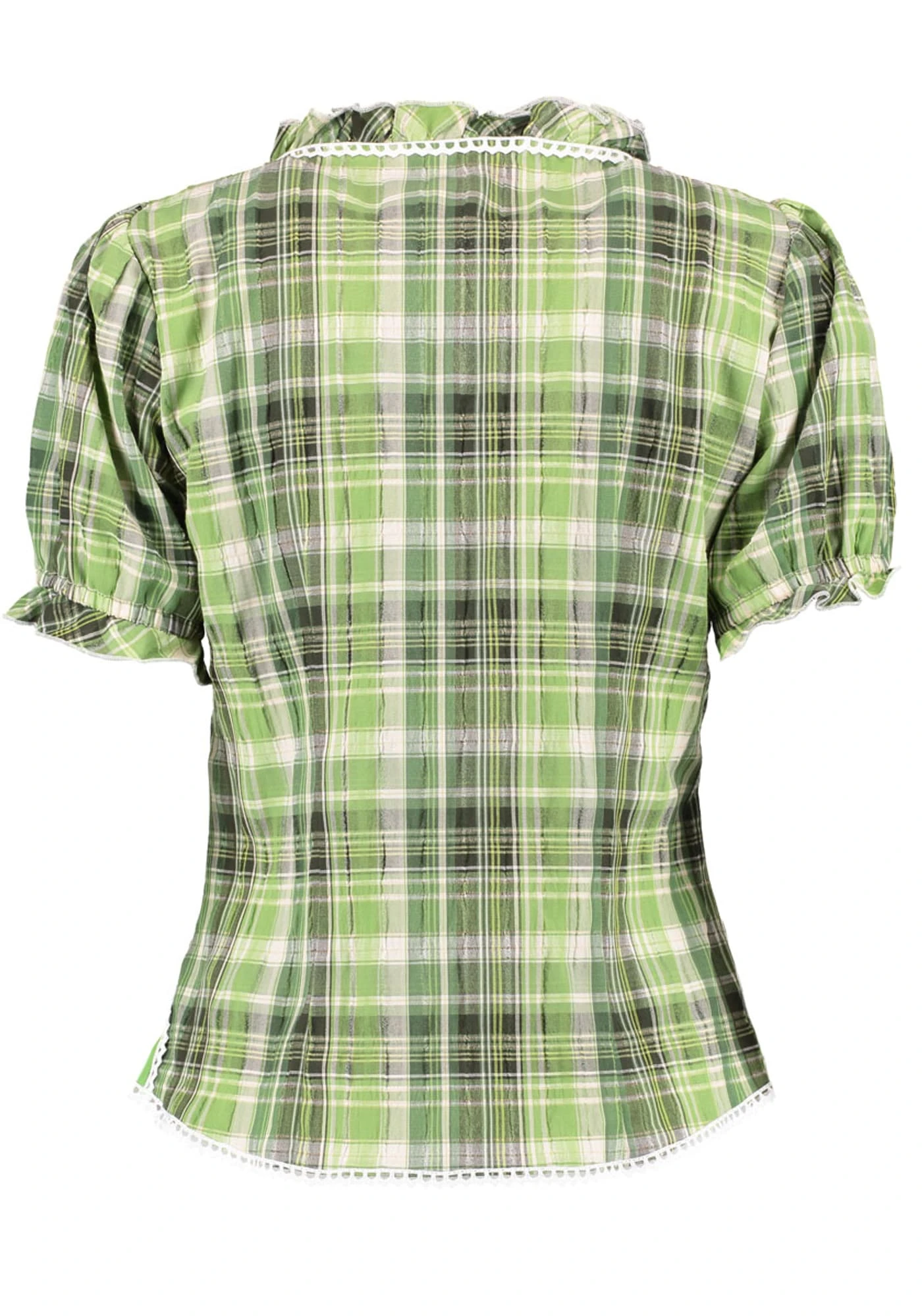 OS-Trachten Trachtenbluse Klosy In Giftgrün 6 OS-Trachten Trachtenbluse Klosy In Giftgrün – Bild 4