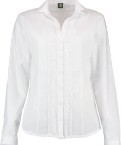 OS-Trachten Trachtenbluse Libeya In Weiß