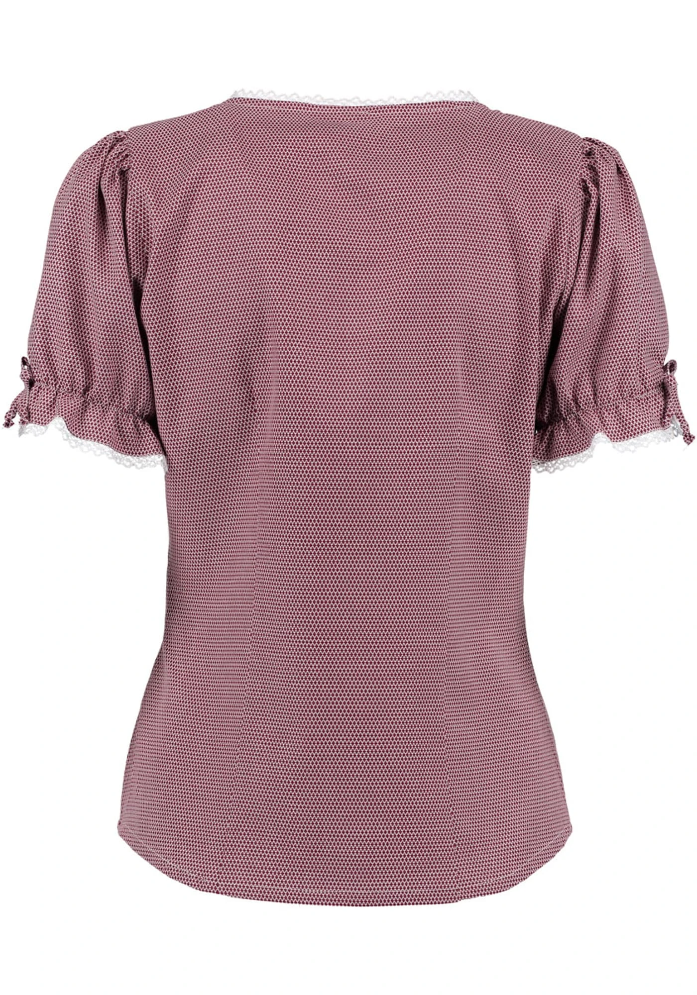 OS-Trachten Trachtenbluse Mikun In Hochrot 4 OS-Trachten Trachtenbluse Mikun In Hochrot – Bild 2