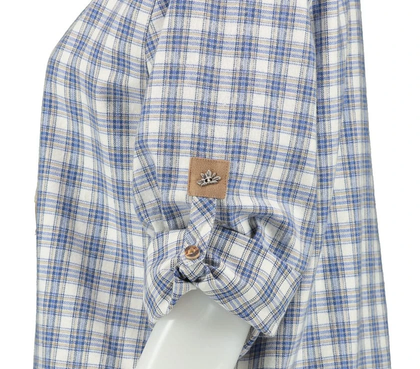 OS-Trachten Trachtenbluse Modaya In Jeans 6 OS-Trachten Trachtenbluse Modaya In Jeans – Bild 4