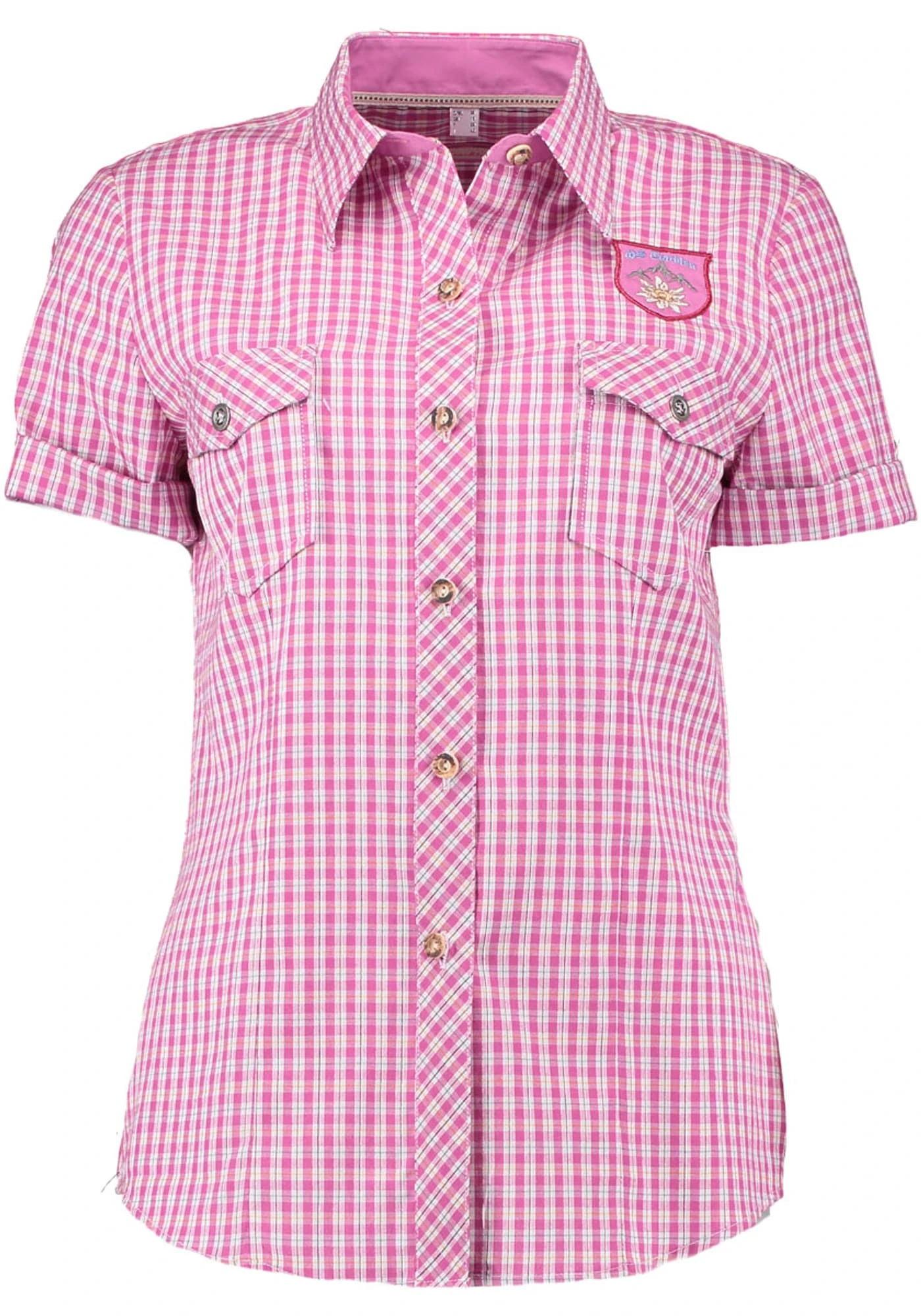 OS-Trachten Trachtenbluse Nolino In Dunkelrot 3 OS-Trachten Trachtenbluse Nolino In Dunkelrot