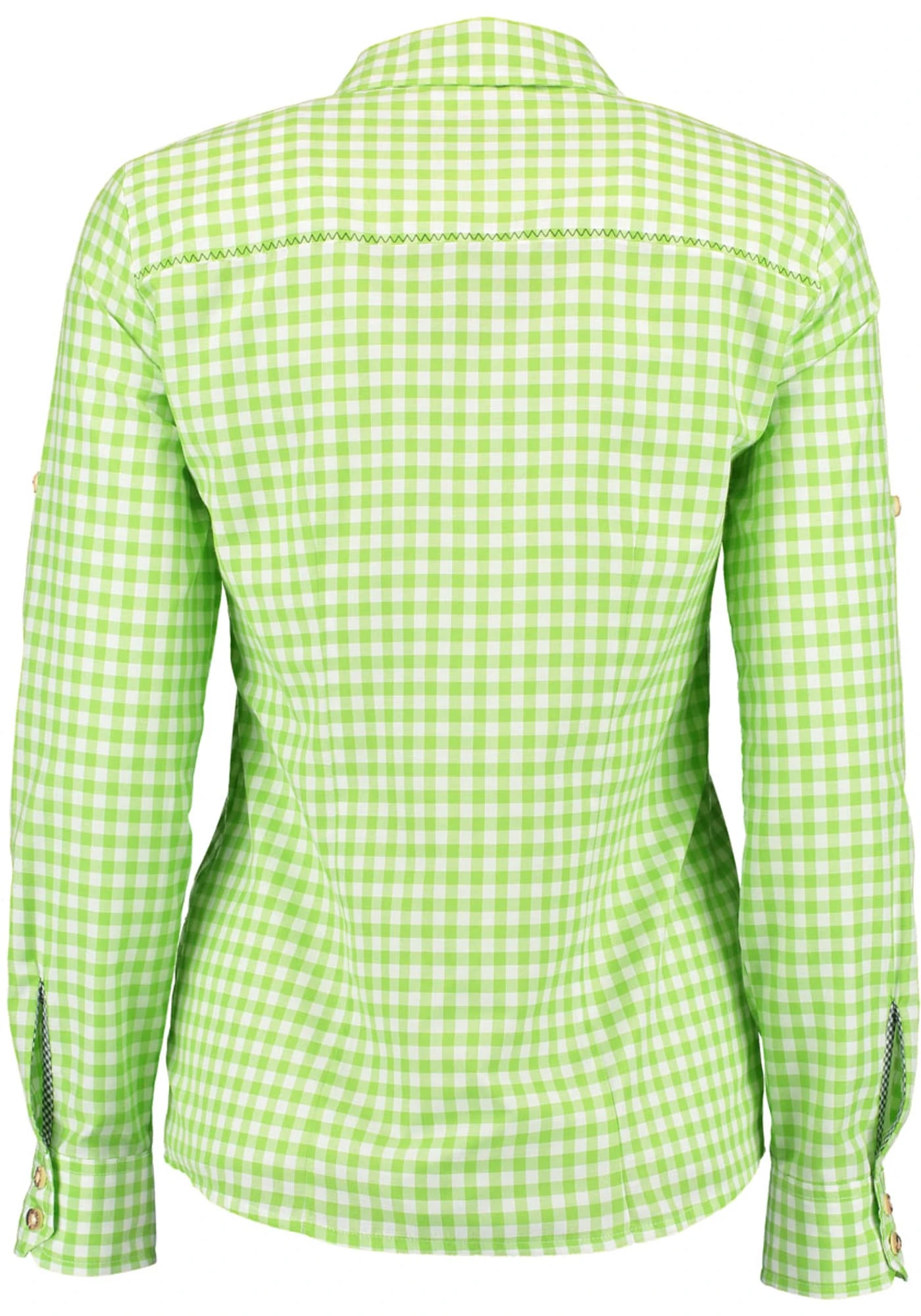 OS-Trachten Trachtenbluse Odibe In Giftgrün 4 OS-Trachten Trachtenbluse Odibe In Giftgrün – Bild 2