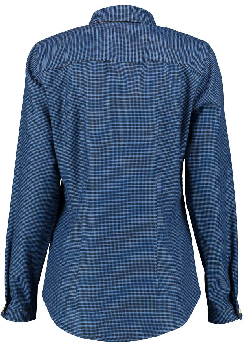 OS-Trachten Trachtenbluse Olepi In Mittelblau 4 OS-Trachten Trachtenbluse Olepi In Mittelblau – Bild 2