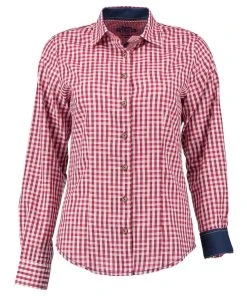 OS-Trachten Trachtenbluse Prigmi In Mittelrot