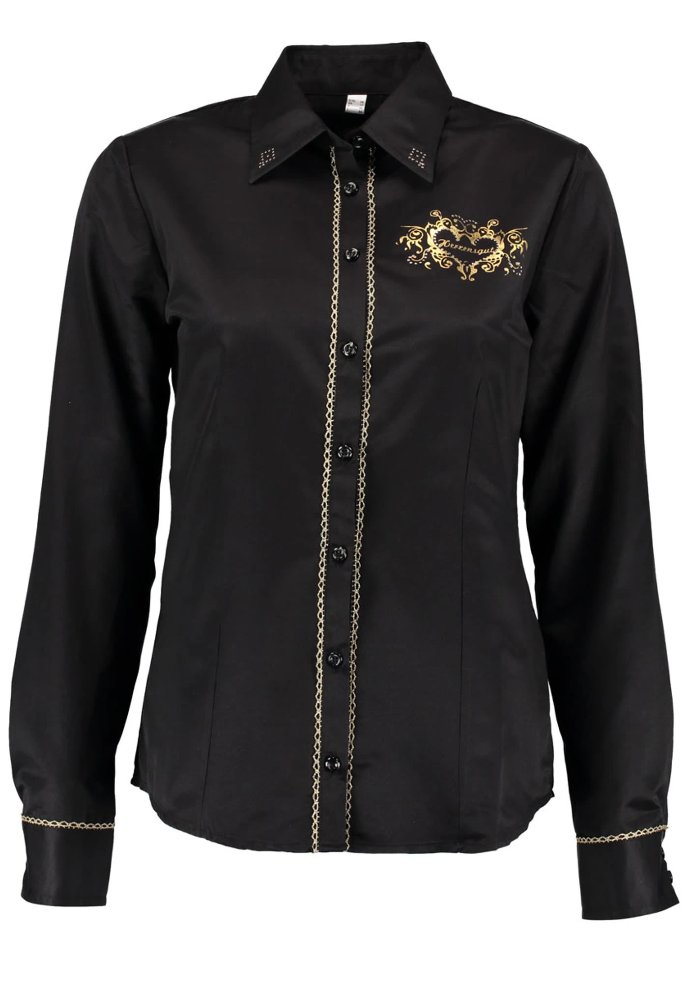 OS-Trachten Trachtenbluse Scurwu In Schwarz 3 OS-Trachten Trachtenbluse Scurwu In Schwarz