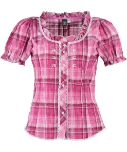 OS-Trachten Trachtenbluse Smussu In Dunkelrot -Stockerpoint Verkaufsgeschäft os trachten trachtenbluse smussu in dunkelrot 2