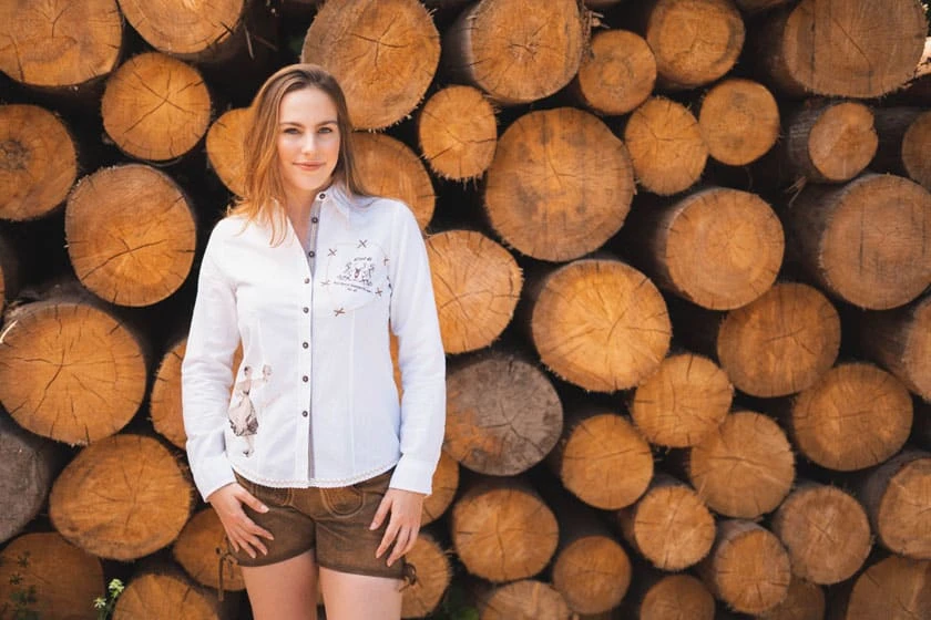 OS-Trachten Trachtenbluse Spaci In Weiß 7 OS-Trachten Trachtenbluse Spaci In Weiß – Bild 5