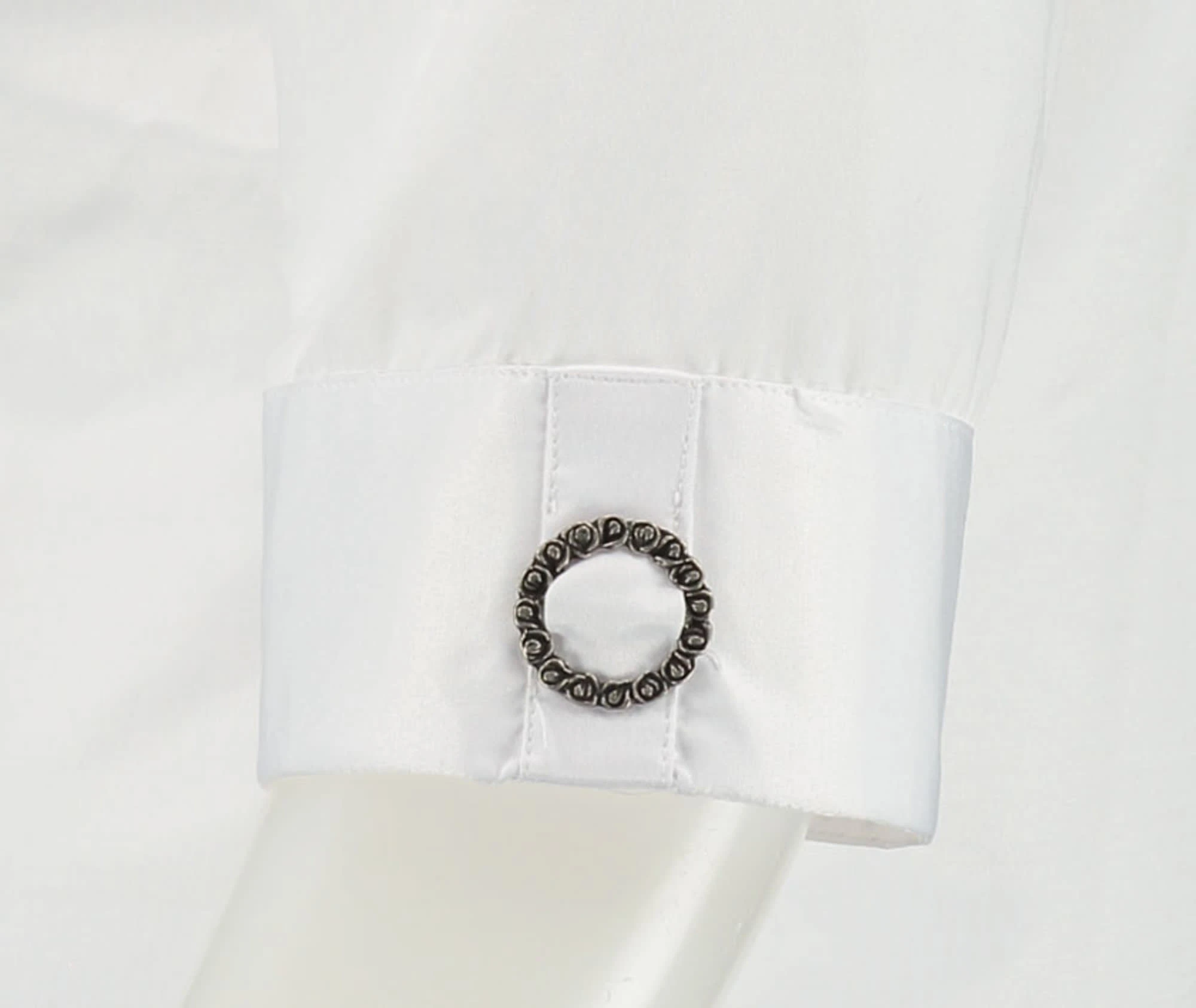 OS-Trachten Trachtenbluse Tiseo In Weiß 5 OS-Trachten Trachtenbluse Tiseo In Weiß – Bild 3