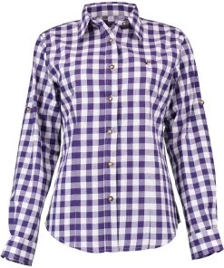 OS-Trachten Trachtenbluse Traian In Dunkellila