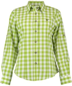 OS-Trachten Trachtenbluse Traian In Giftgrün