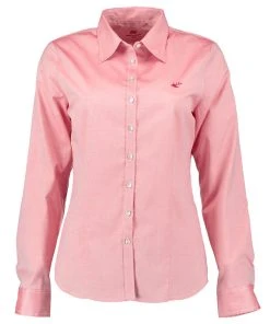 OS-Trachten Trachtenbluse Trufat In Mittelrot