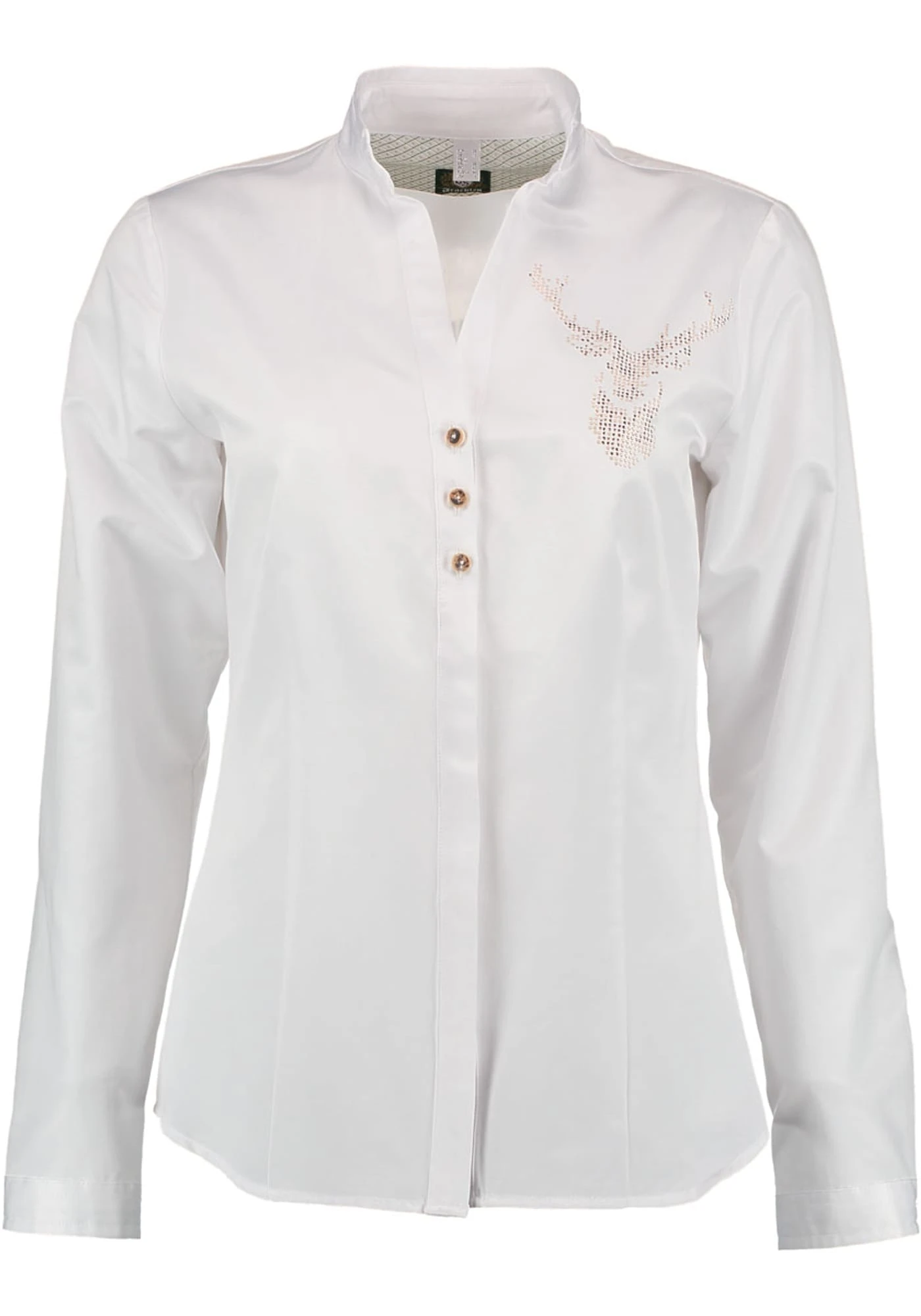 OS-Trachten Trachtenbluse Unazo In Weiß 5 OS-Trachten Trachtenbluse Unazo In Weiß – Bild 3