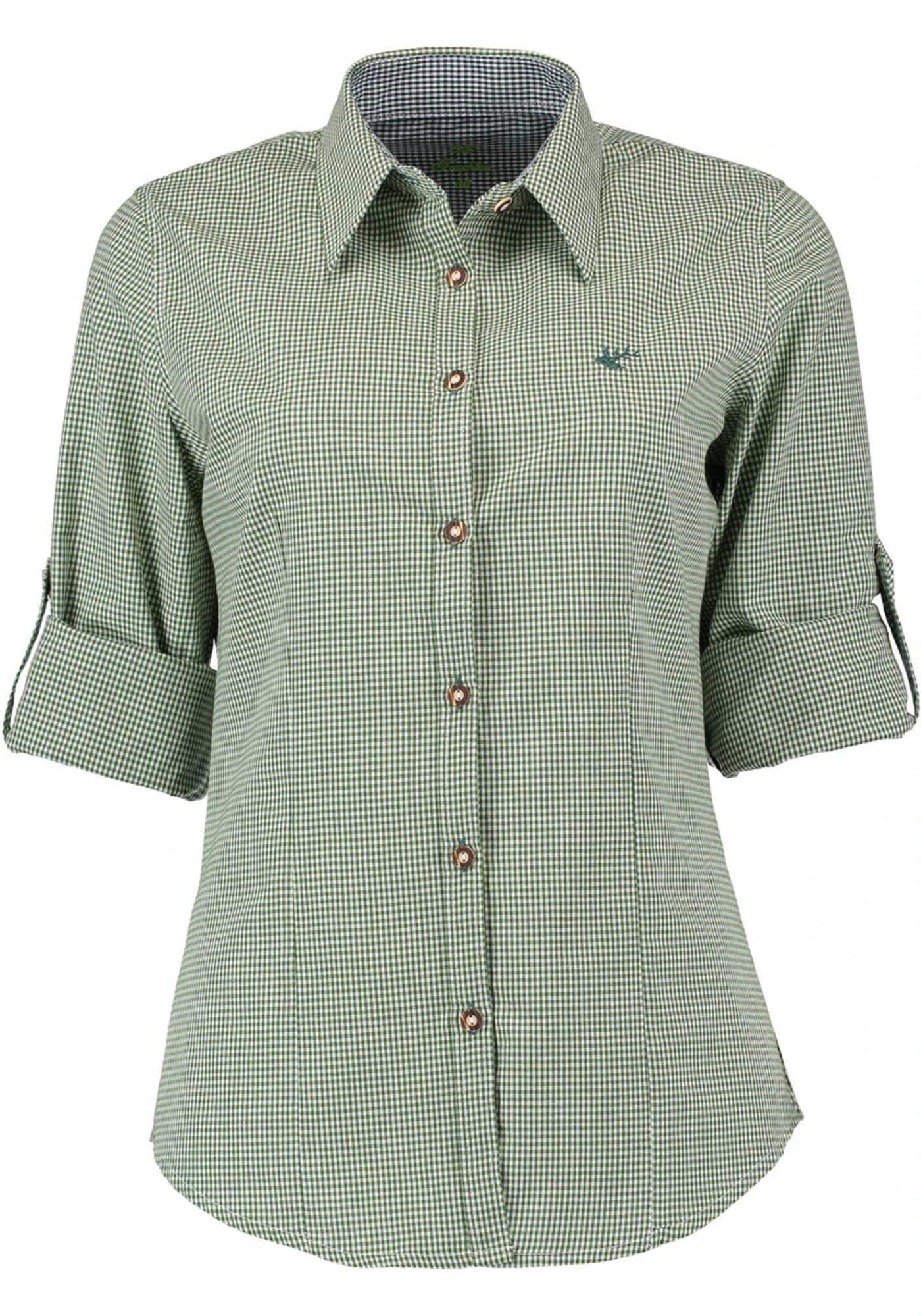 OS-Trachten Trachtenbluse Ututu In Khaki/schlamm 5 OS-Trachten Trachtenbluse Ututu In Khaki/schlamm – Bild 3