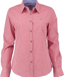 OS-Trachten Trachtenbluse Ututu In Mittelrot