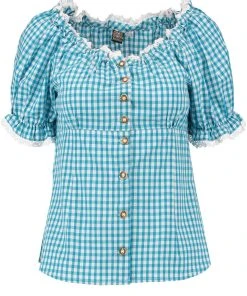 OS-Trachten Trachtenbluse Viwod In Türkis -Stockerpoint Verkaufsgeschäft os trachten trachtenbluse viwod in turkis 2