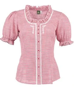 OS-Trachten Trachtenbluse Zamara In Mittelrot 9 OS-Trachten Trachtenbluse Zamara In Mittelrot -Stockerpoint Verkaufsgeschäft os trachten trachtenbluse zamara in mittelrot 2