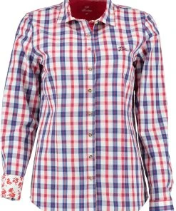 OS-Trachten Trachtenbluse Zidea In Mittelrot