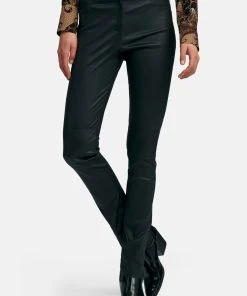Peter Hahn Lederhose Leather In Schwarz