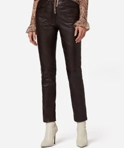 RICANO Lederhose 9809 In Braun