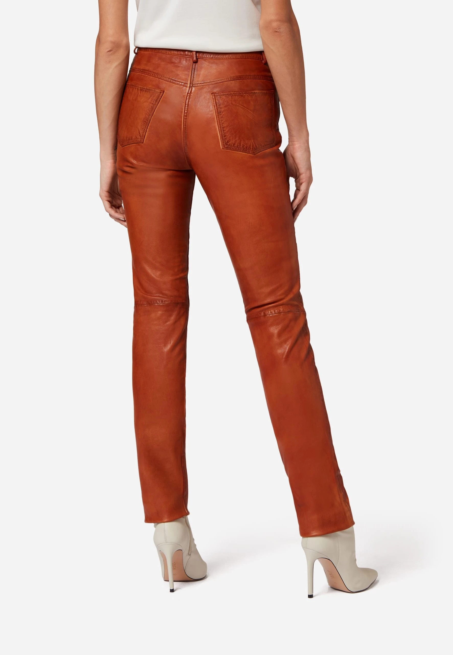 RICANO Lederhose 9809 In Camel 5 RICANO Lederhose 9809 In Camel – Bild 3