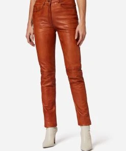 RICANO Lederhose 9809 In Camel