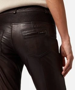 RICANO Lederhose Donna In Braun -Stockerpoint Verkaufsgeschäft ricano lederhose donna in braun 3 scaled