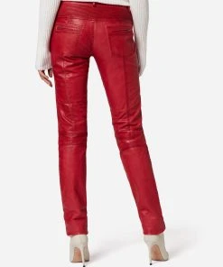 RICANO Lederhose Donna In Rot -Stockerpoint Verkaufsgeschäft ricano lederhose donna in rot 2 scaled