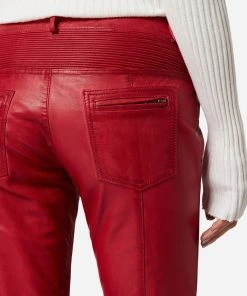 RICANO Lederhose Donna In Rot -Stockerpoint Verkaufsgeschäft ricano lederhose donna in rot 4 scaled