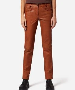 RICANO Lederhose Dorin In Cognac Braun