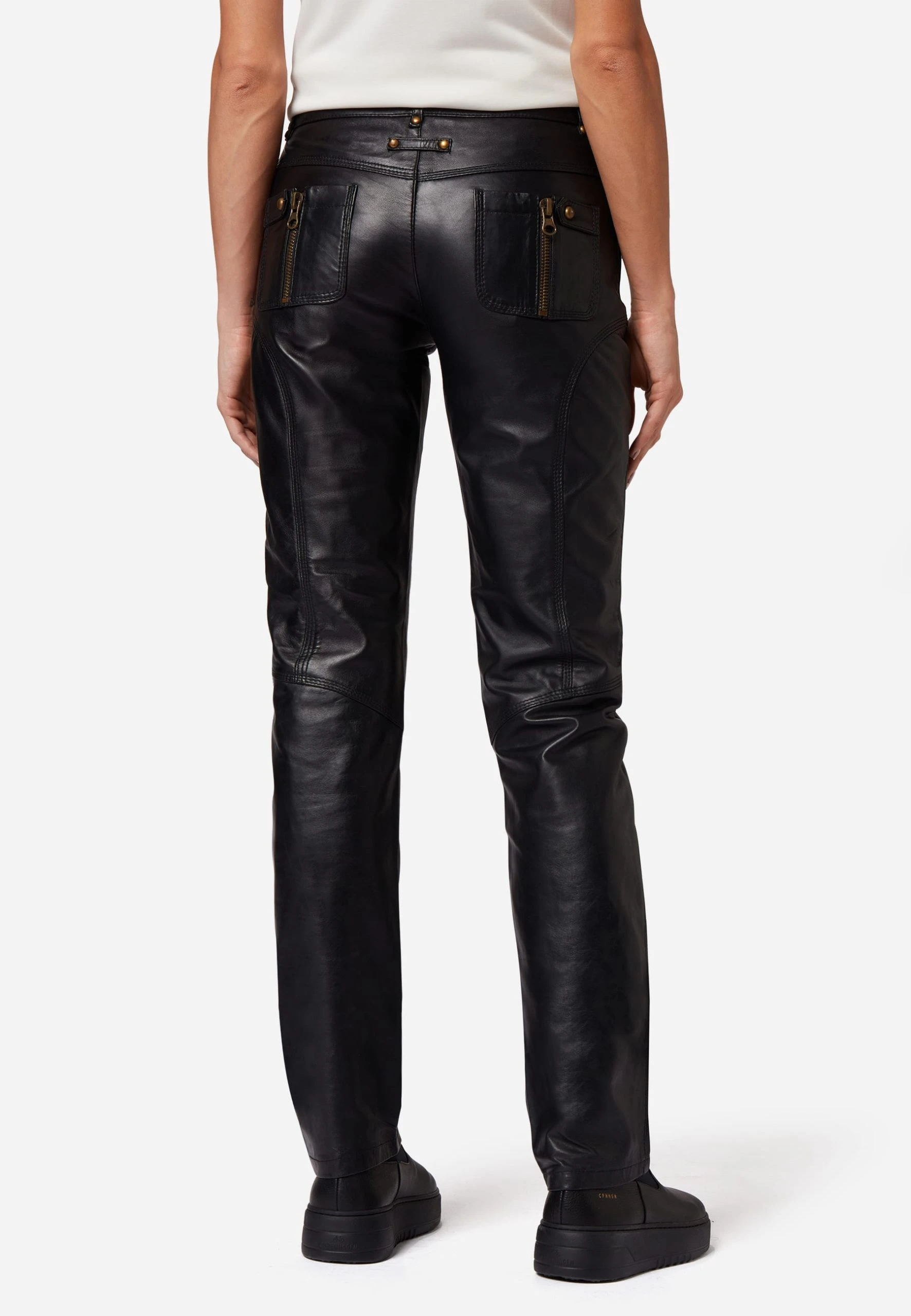 RICANO Lederhose Inspirit In Schwarz 5 RICANO Lederhose Inspirit In Schwarz – Bild 3